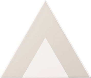 Керамическая плитка Petracers Triangolo Pinco Grigio Su Bianco 17x17