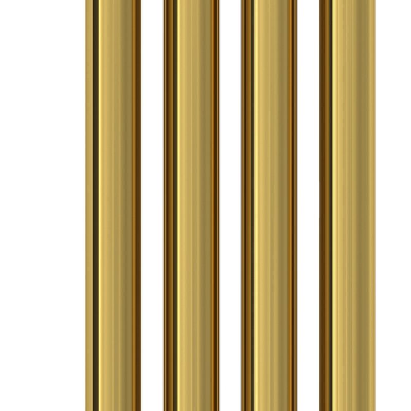 Отопительный радиатор Сунержа Эстет-0 EU50 левый 1200х180 4 секции, Золото
