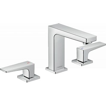 Смеситель для раковины Hansgrohe Metropol на 3 отв., цвет: хром