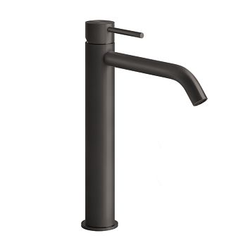 Смеситель для раковины Gessi 316 Flessa  высокий H228, Black Metal Brusht