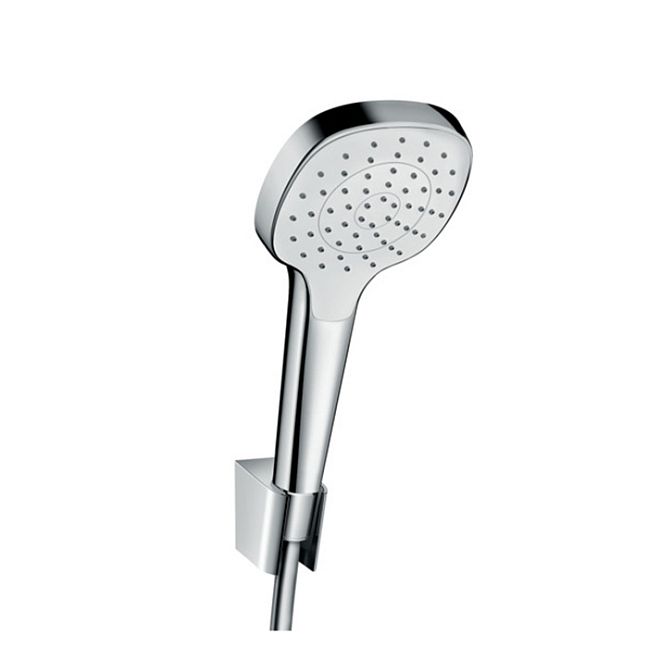 Ручной душ Hansgrohe Croma Select E 1jet/Port с держателем, цвет: хром