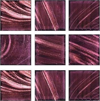 Rose Mosaic Стеклянная мозаика 2x2 G43(5) сетка 327х327