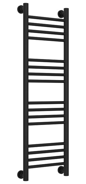 Полотенцесушитель водяной Сунержа Богема+ прямая 1000х300, Матовый чёрный