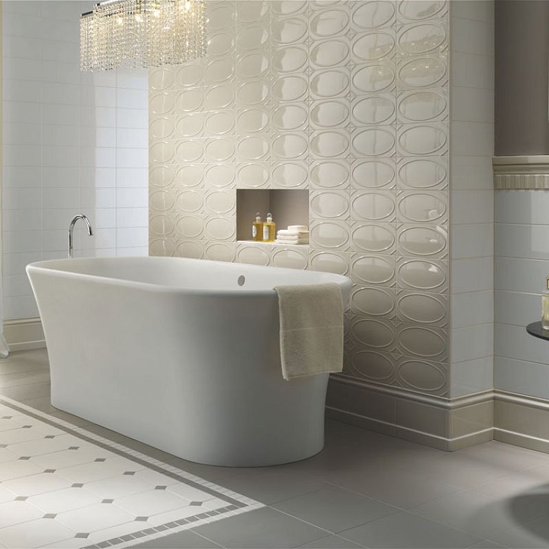 Бордюр Ceramiche Grazia Formae Fidia Diamond Ecru 10x26