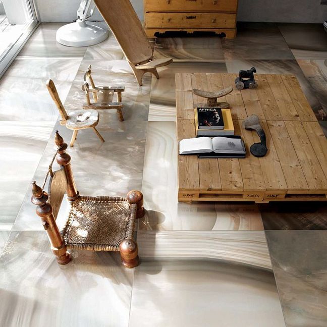 Керамогранит Rex Ceramiche Alabastri di Rex Bamboo Pol 60x120