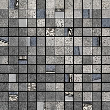 Керамогранит Casalgrande Padana Metallica Mosaico Inox Lappato (Rete) 30x30