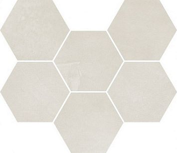 Мозаика Italon  Continuum Polar Mosaico Hexagon  25x29