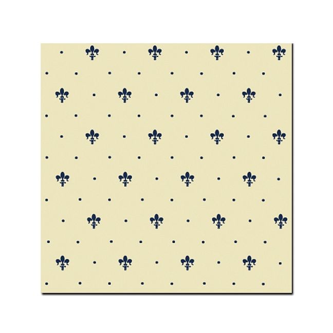 Керамическая плитка Petrachers Grand Elegance Giglio Blu Su Crema 20x20