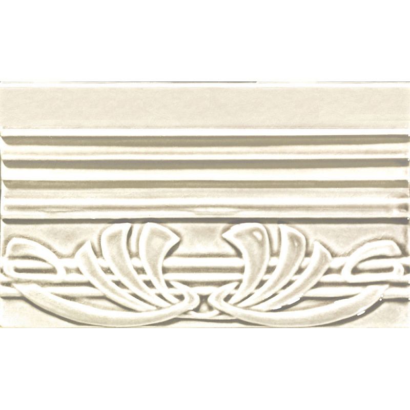 Бордюр Ceramiche Grazia Epoque Terminale Deco Ivory Craquele 12x20
