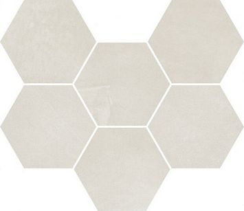 Мозаика Italon  Continuum Polar Mosaico Hexagon  25x29