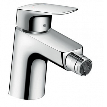 Смеситель для биде Hansgrohe Logis 70, с донным клапаном, цвет: хром