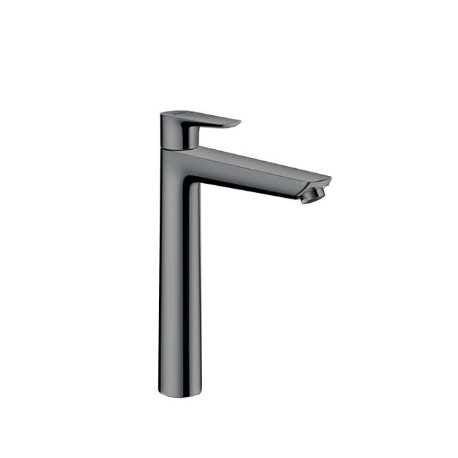 Смеситель для раковины Hansgrohe Talis E 240, на 1 отв, с донным клапаном, излив 183мм, цвет: шлифованный черный хром