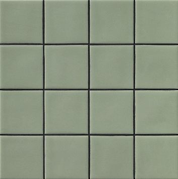 Керамогранит Mutina Din Light Green Matt 7,4X7,4 Rete 30,2X30,2