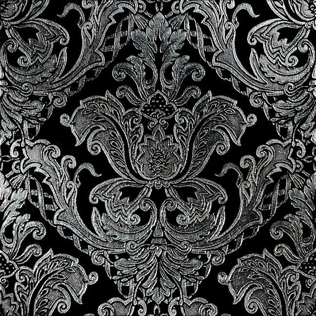 Мраморная плитка Akros Decorative Art Altair T Nero Marquinia Silver 30,5x30,5