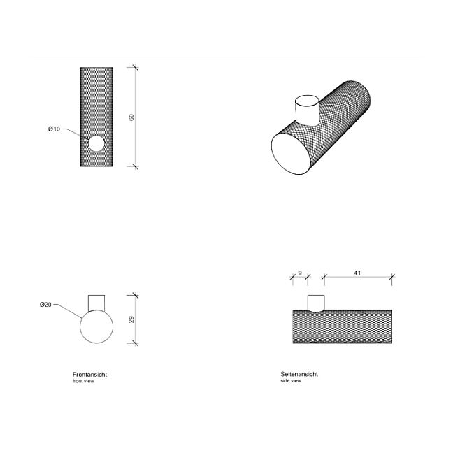 Decor Walther Club HAK1 Крючок, цвет: золото матовое