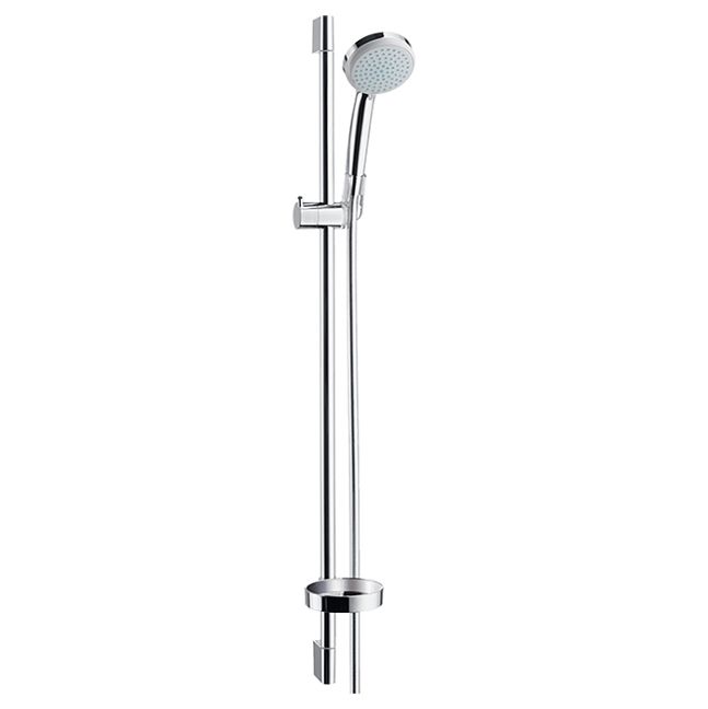 Душевой гарнитур Hansgrohe Croma 100 Vario, с ручным душем, настенный, цвет: хром