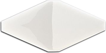 Керамическая плитка LaDiva Сeramiche Veronica Rombo Liscia Latte Lucido 10x20