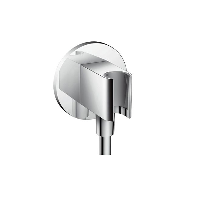 Выпуск с держателем Hansgrohe Fixfit Porter S, цвет: хром