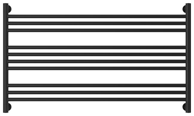 Полотенцесушитель водяной Сунержа Богема L 600х1100, Матовый чёрный