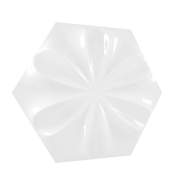 Керамическая плитка WOW Wow Collection Fiore Ice White Gloss 21,5x25