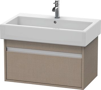 Duravit Ketho Тумба под раковину, ширина мм-750, глубина мм-440, высота мм-410, тип установки-подвесной, цвет: лен