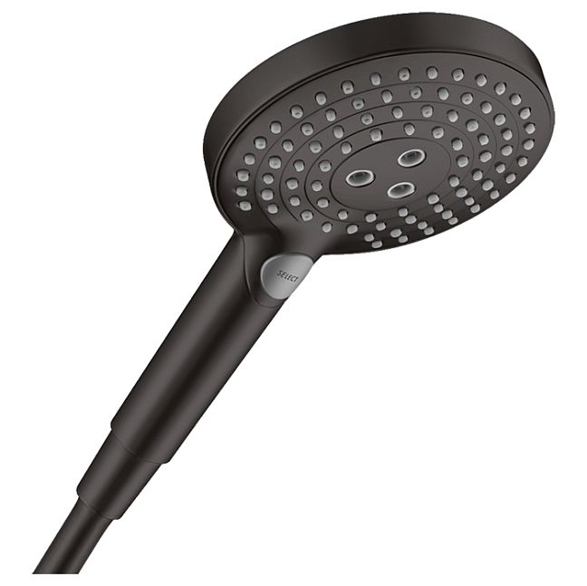 Ручной душ Hansgrohe Raindance select s 12см., цвет: черный матовый