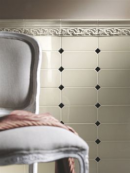 Бордюр Ceramiche Grazia New Classic Festone Tortora 6x26