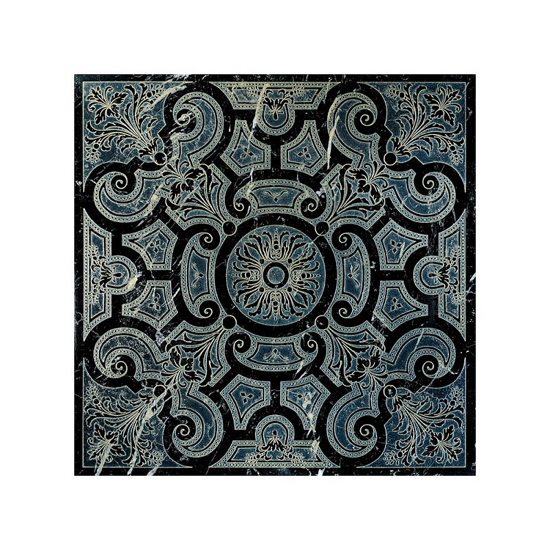 Мраморная плитка Akros Axioma Enia OLD Nero Marquinia 40x40