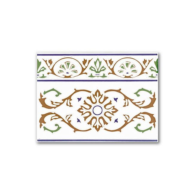 Керамическая плитка Ceramica Ribesalbes Zocalo Cenefa  43 15x20