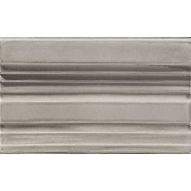 Бордюр Ceramiche Grazia Epoque Terminale Pitti Diamantato Grey Craquele 12x20