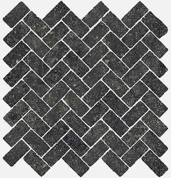 Керамогранит Italon Room Stone Black Mosaico Cross 620110000099 29,7x31,5