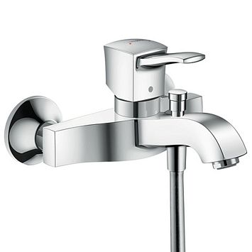 Смеситель для ванны Hansgrohe Metropol Classic однорычажный с рычаговой рукояткой, ВМ, цвет: хром