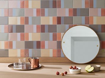 Керамогранит Mutina Diarama Blush Light Luc 9,4x18,7