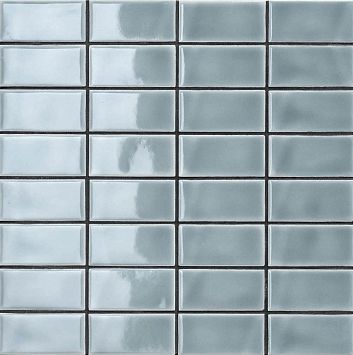 Керамогранит Mutina Din Light Blue Glossy 7,4X15