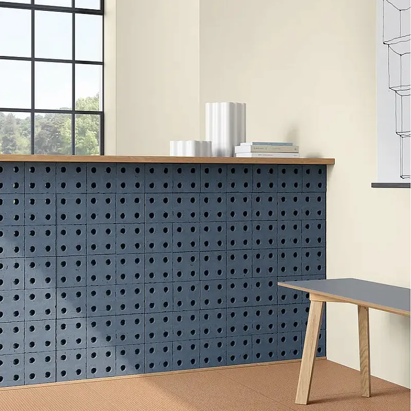 Mutina Керамогранит Bloc Blue 13x13x10 Matt