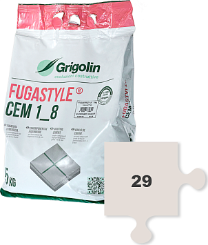 Затирка швов Fugastyle Cem 1_8 29  GRIGIO CHIARO 5kg