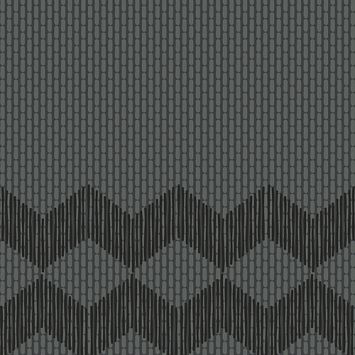 Керамогранит Mutina Tape Zigzag Half Black 20,5x20,5