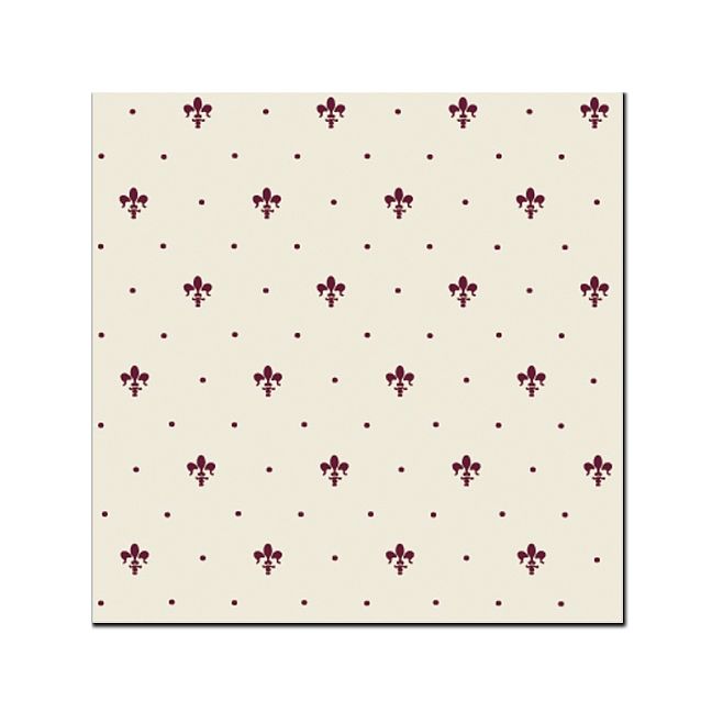 Керамическая плитка Petrachers Grand Elegance Giglio Bordeaux Su Panna 20x20