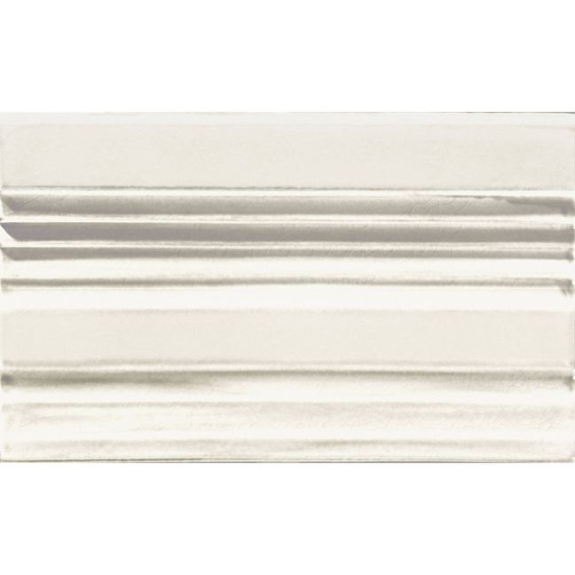 Бордюр Ceramiche Grazia Epoque Terminale Pitti Bianco Craquele 12x20