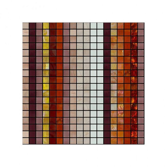 Стеклянная мозаика Art&Natura Stringhe Mosaic Di Fuoco 1 29,5x29,5