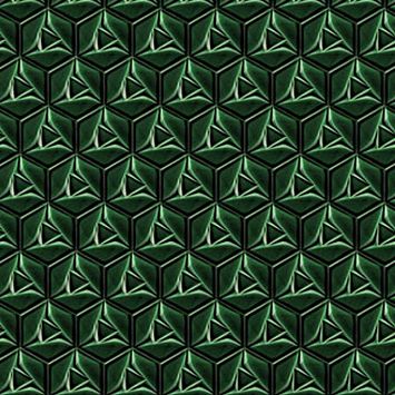 Керамическая плитка Etruria Design Concetto Spaziale Esagono Emerald Green (Craquele) 1&deg; Scelta 16x18,5